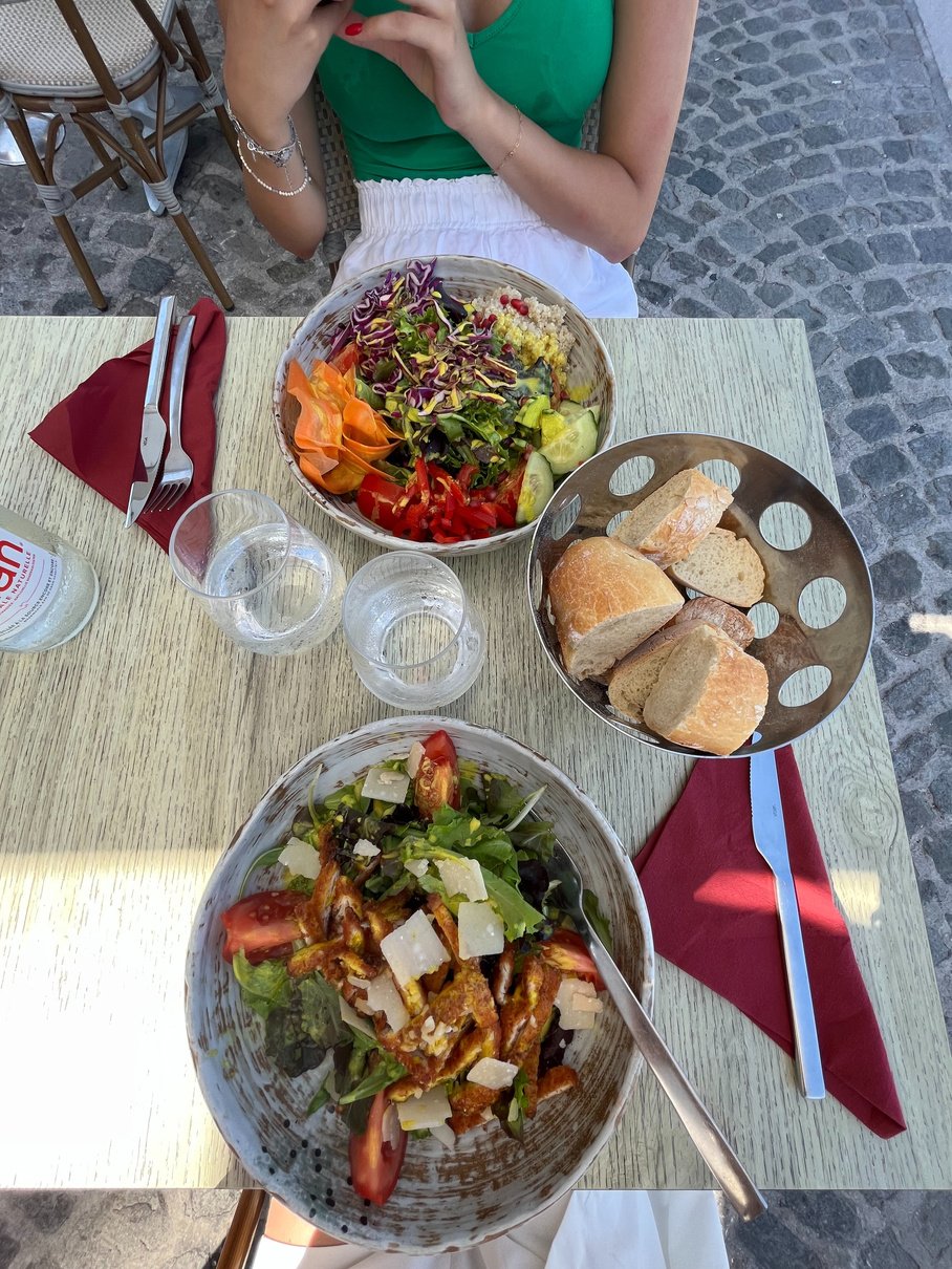 Salad in Ville-Franche sur Mer